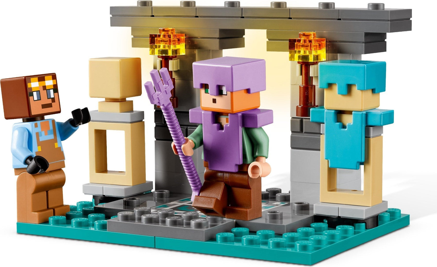 LEGO Minecraft 21252 The Armory Set - SuperSaverAU - view 2