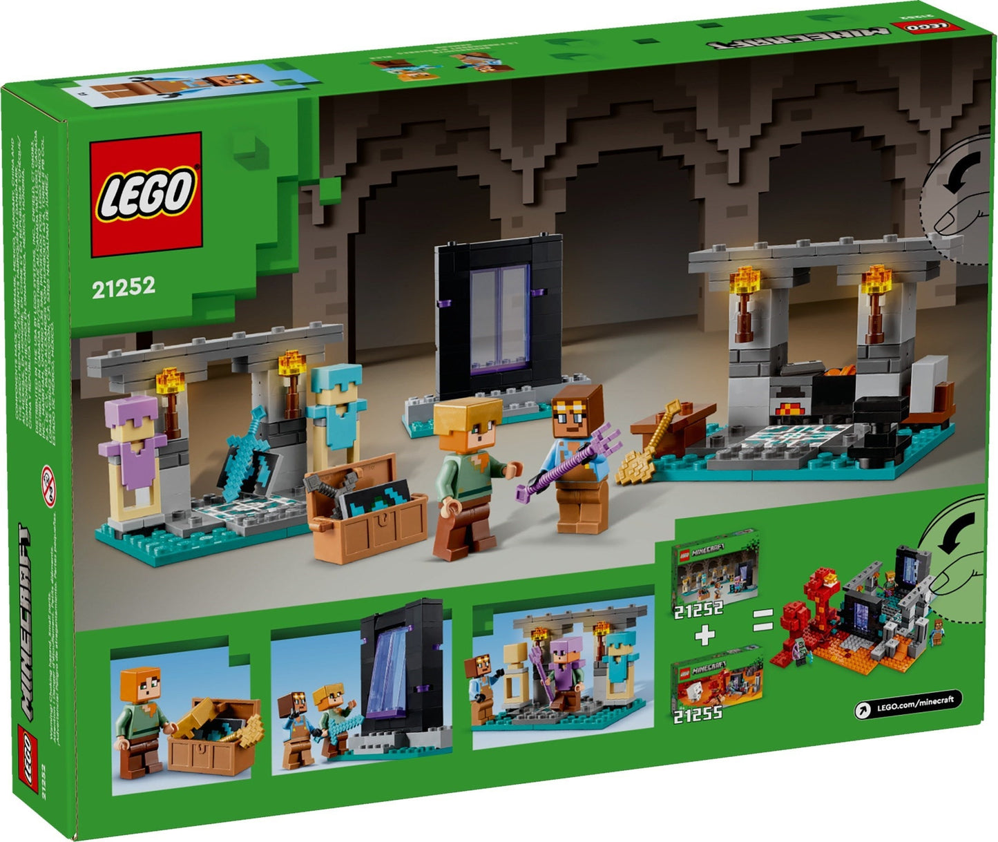 LEGO Minecraft 21251 The Armory Set