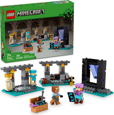 LEGO Minecraft 21252 The Armory Set - SuperSaverAU - view 1