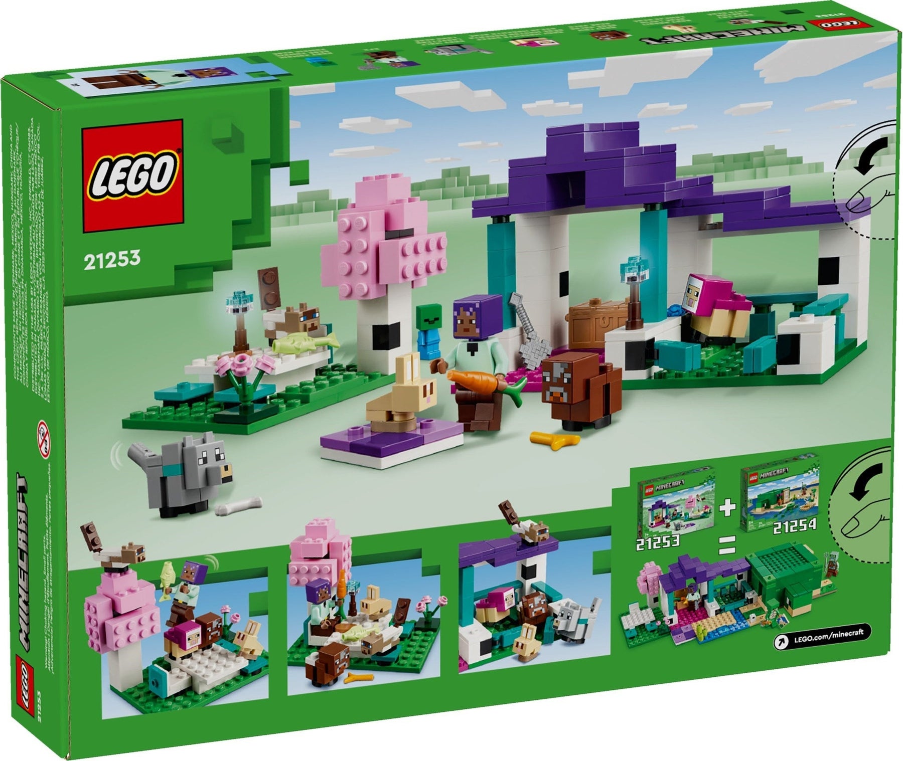 LEGO Minecraft The Animal Sanctuary 21252 - SuperSaverAU - view 5