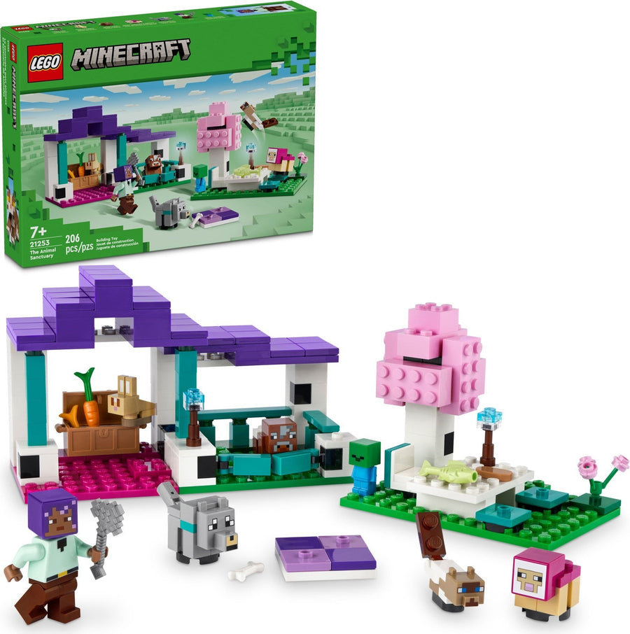 LEGO Minecraft The Animal Sanctuary 21252 - SuperSaverAU - view 1