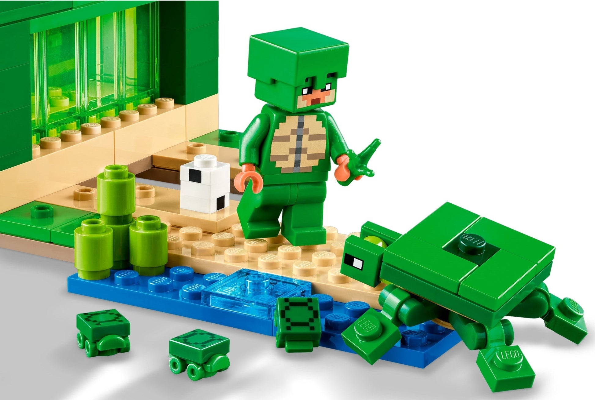 LEGO Minecraft Series 21254 The Turtle Beach House- Auzzi Store