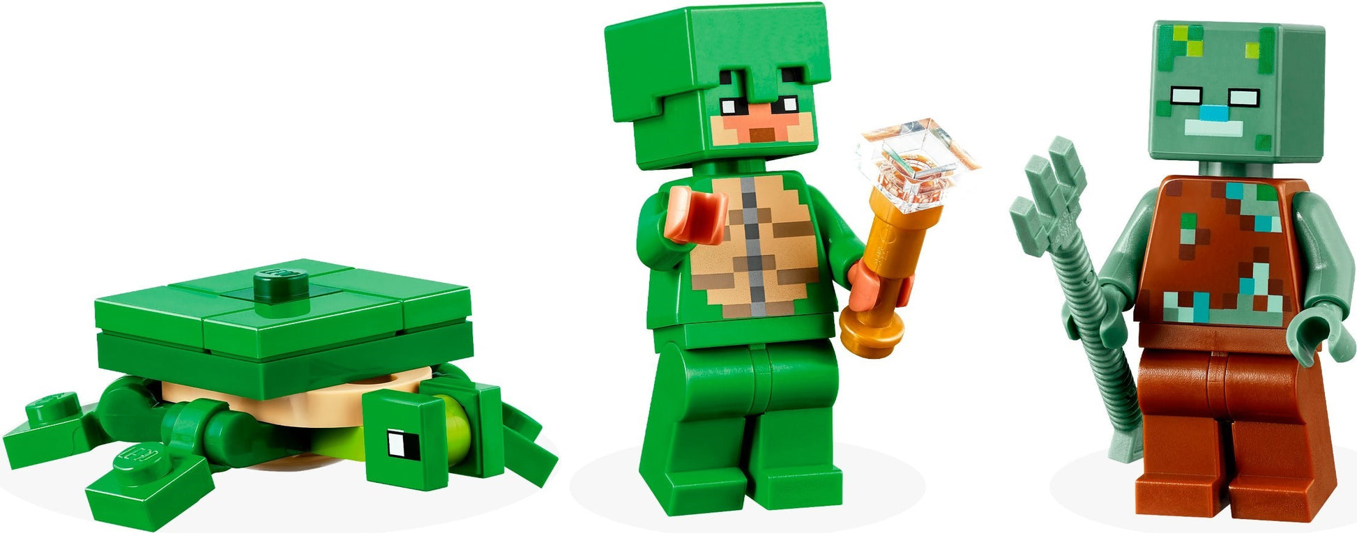 LEGO Minecraft Series 21254 The Turtle Beach House- Auzzi Store