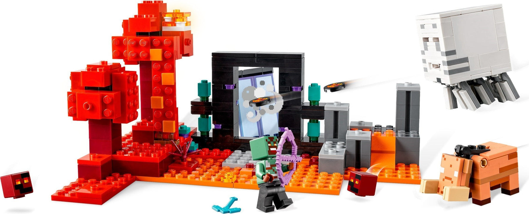 LEGO Minecraft 21255 The Nether Portal Ambush - SuperSaverAU - view 3
