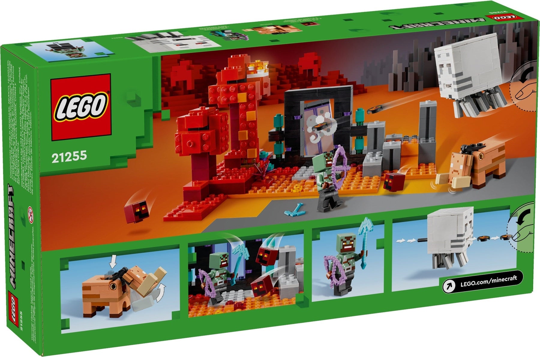 LEGO Minecraft 21255 The Nether Portal Ambush - SuperSaverAU - view 7