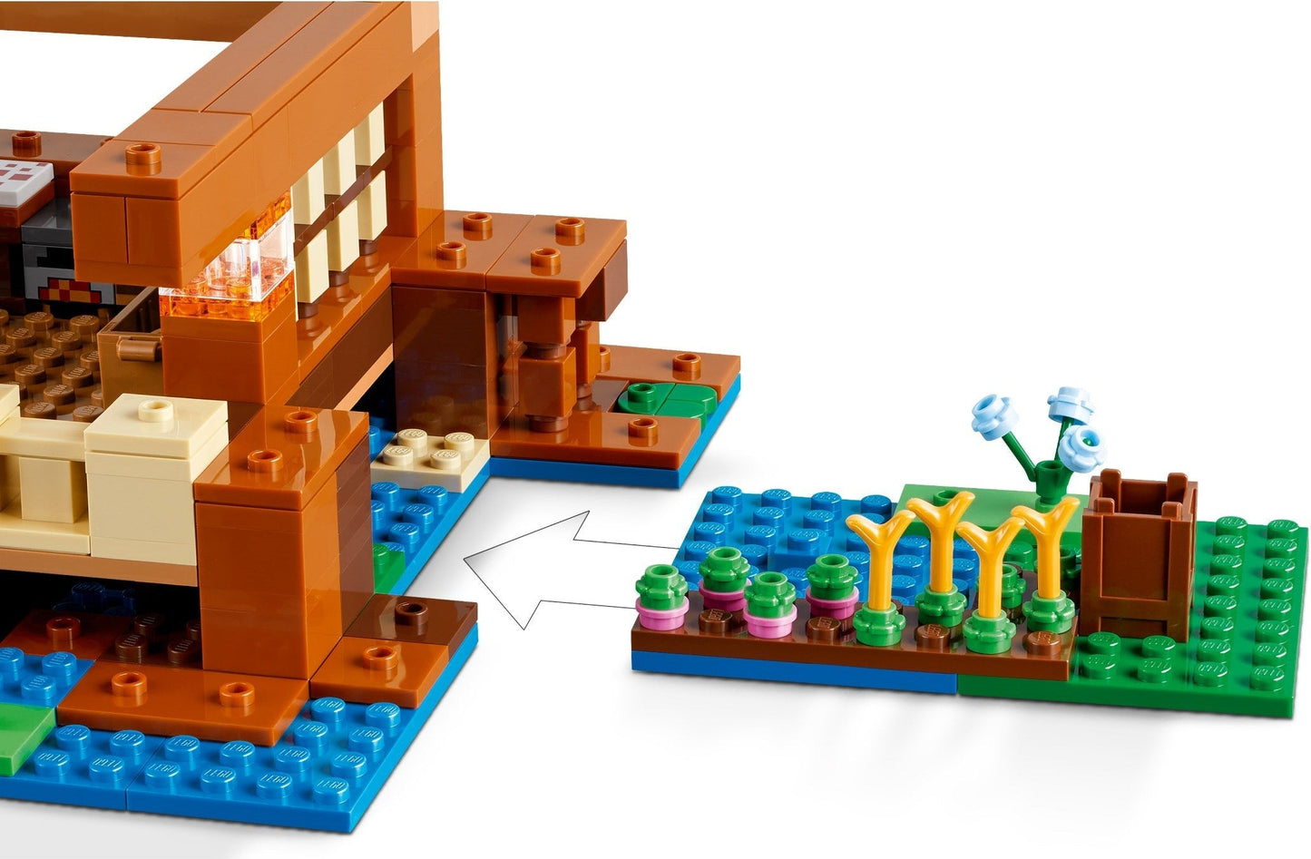LEGO Minecraft Series 21256 The Frog House- Auzzi Store
