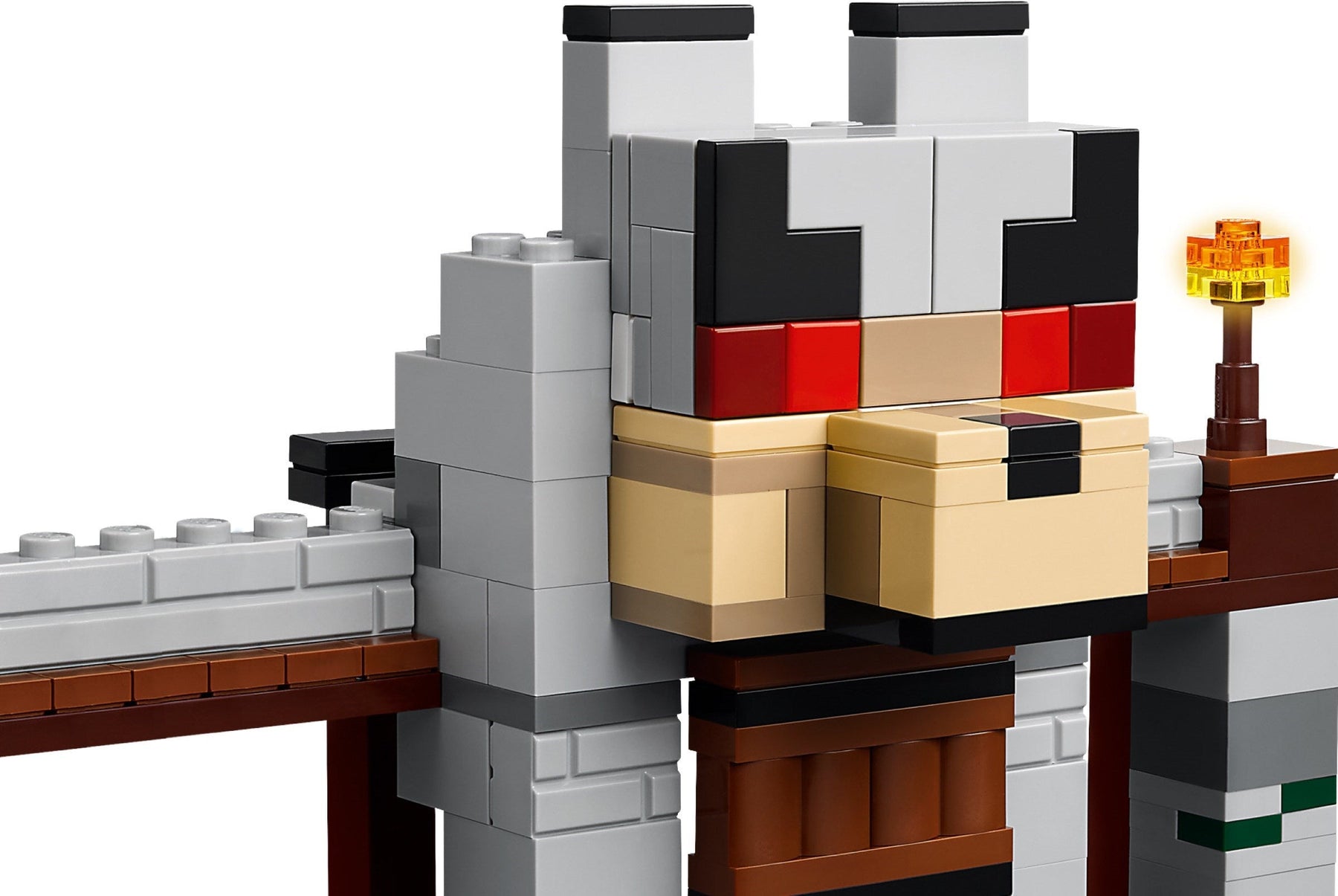 LEGO Minecraft 21261 The Wolf Stronghold- Auzzi Store