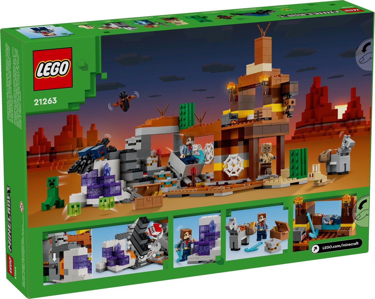 LEGO Minecraft 21262 The Badlands Mineshaft