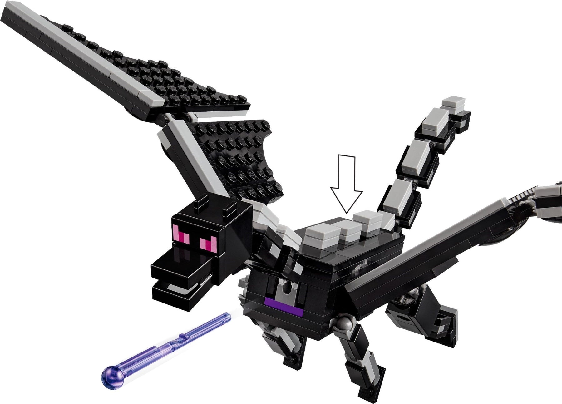 LEGO Minecraft 21264 Ender Dragon & End Ship Set - SuperSaverAU - view 2
