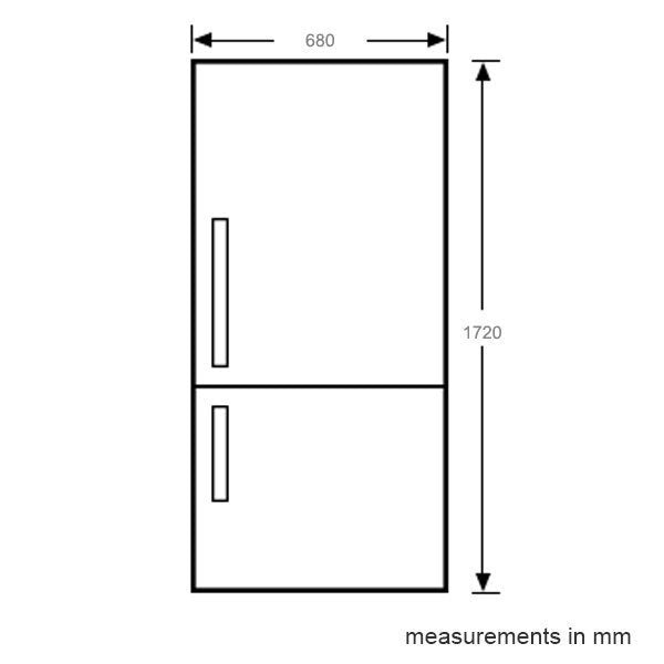 Fisher & Paykel Series 5 413L Bottom Mount Fridge - Stainless Steel, Right Hinge, ActiveSmart - RF442BRPX6