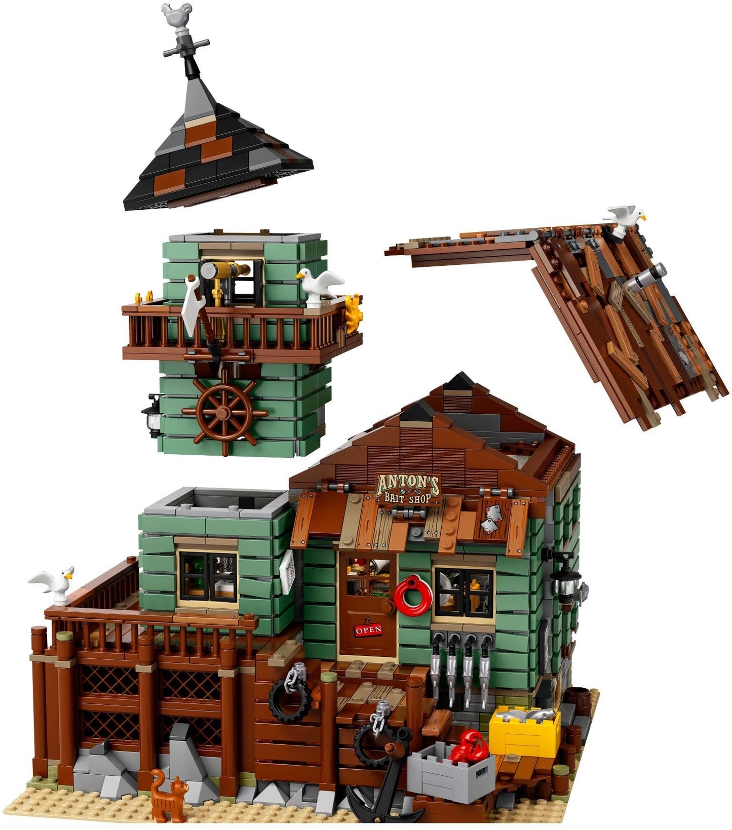 LEGO 21310 Old Fishing Store: Detailed Shop & Watchtower