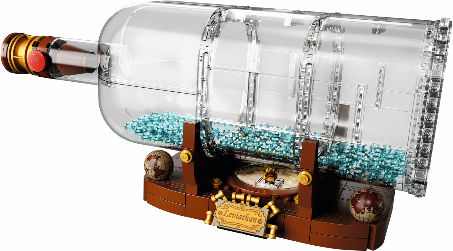 LEGO 21313 Ideas and CUUSOO Ship in a Bottle