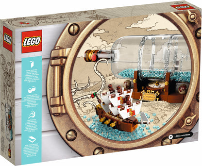 LEGO 21313 Ideas and CUUSOO Ship in a Bottle