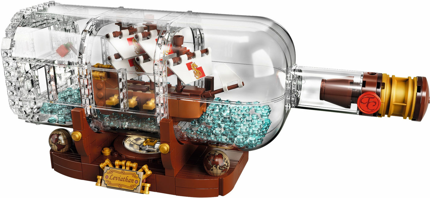 LEGO 21313 Ideas and CUUSOO Ship in a Bottle