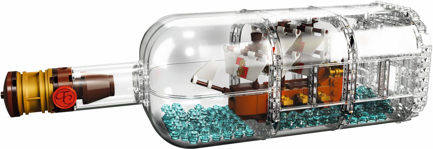 LEGO 21313 Ideas and CUUSOO Ship in a Bottle