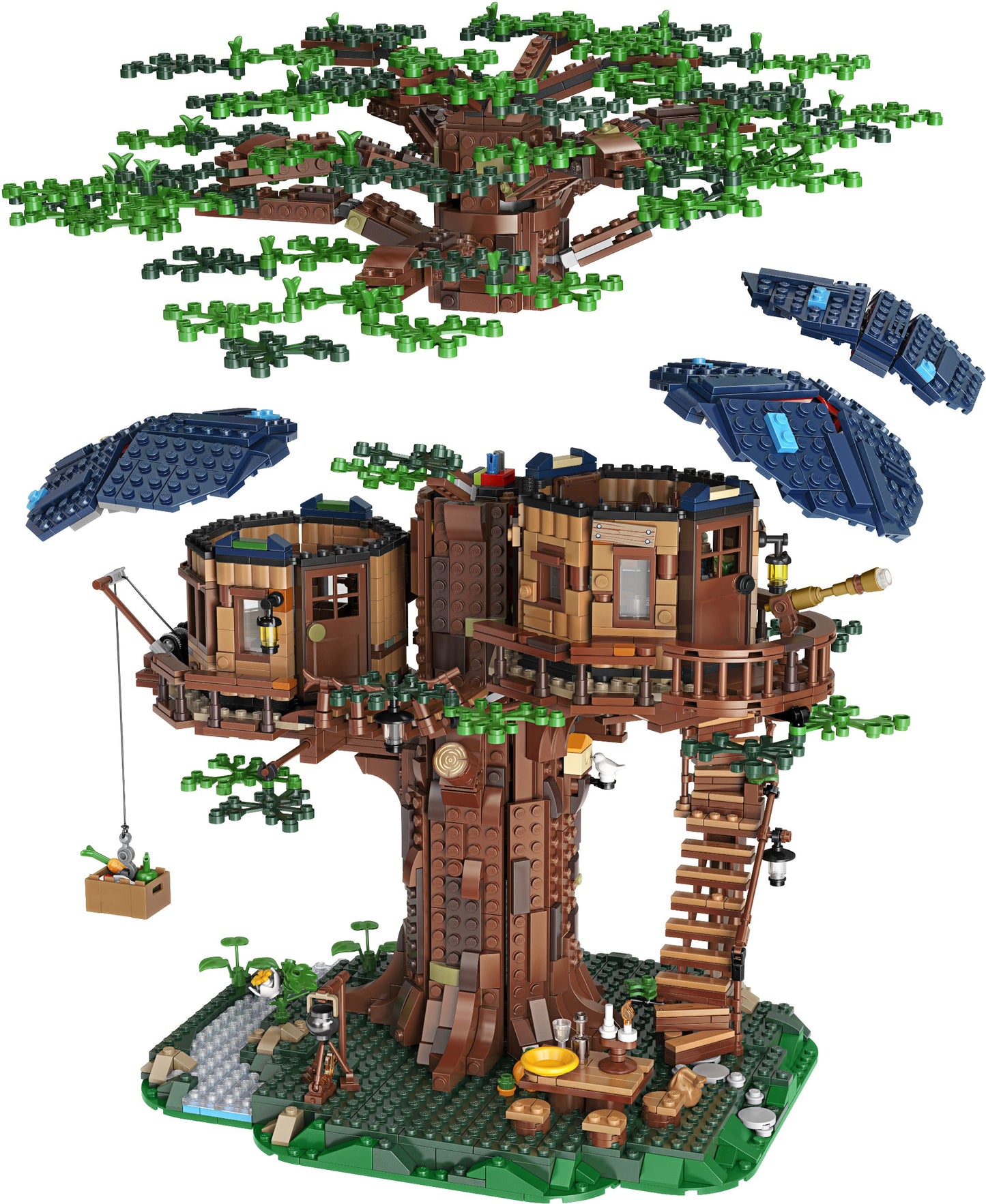 LEGO 21318 Tree House: Buildable Playset with Family Minifigures