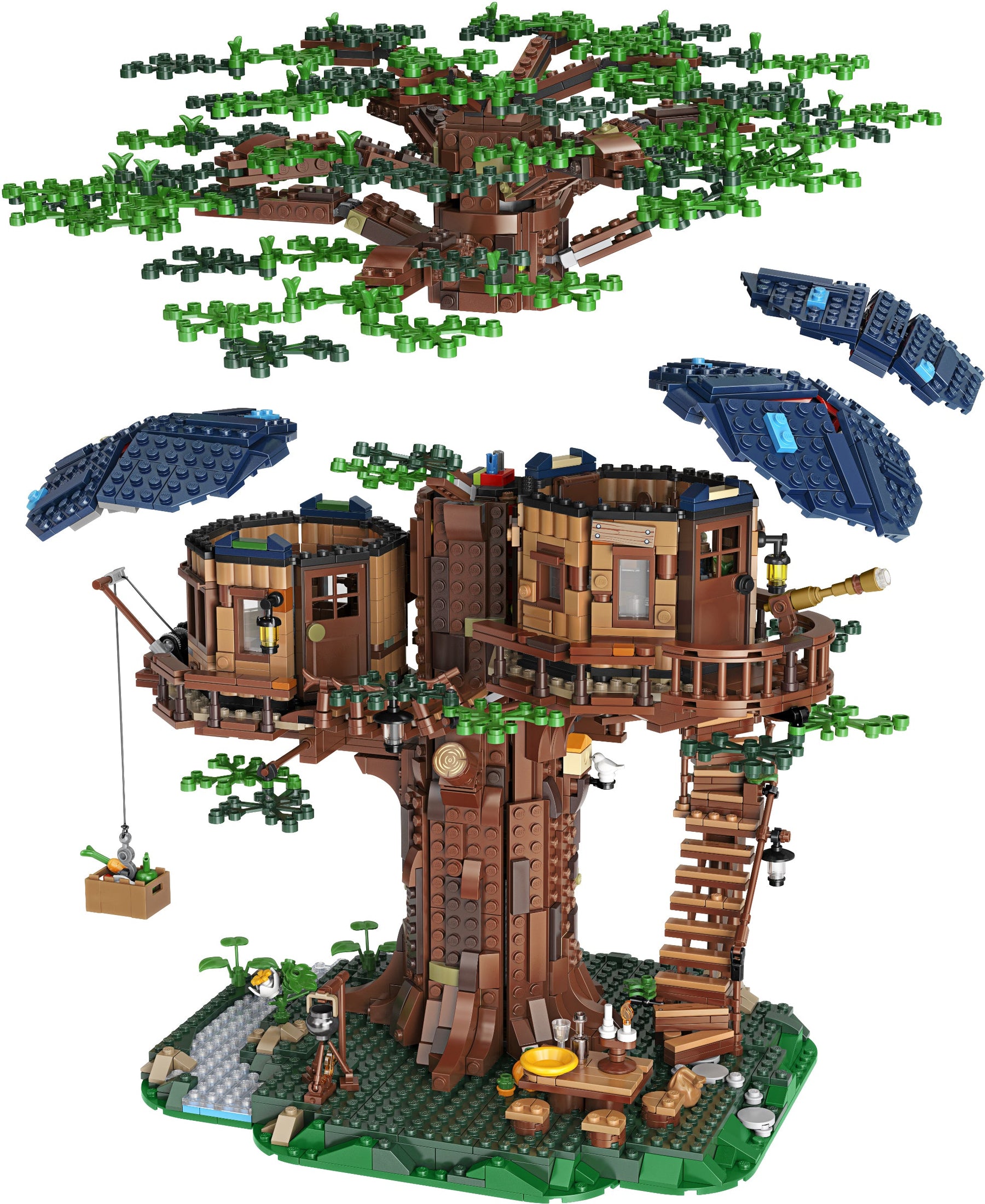 LEGO 21318 Tree House: Buildable Playset with Family Minifigures - SuperSaverAU - view 4