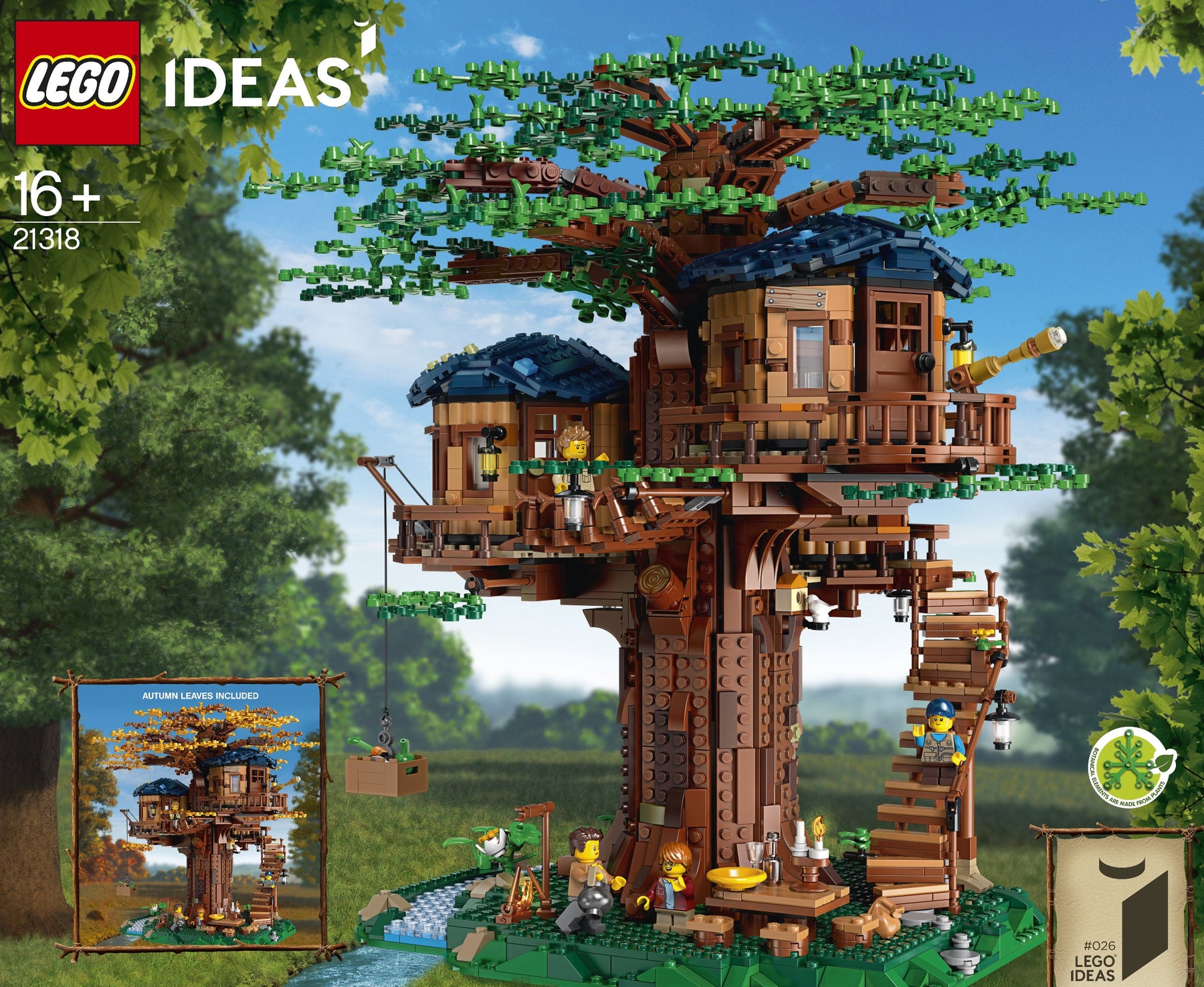 LEGO 21318 Tree House: Buildable Playset with Family Minifigures - SuperSaverAU - view 1