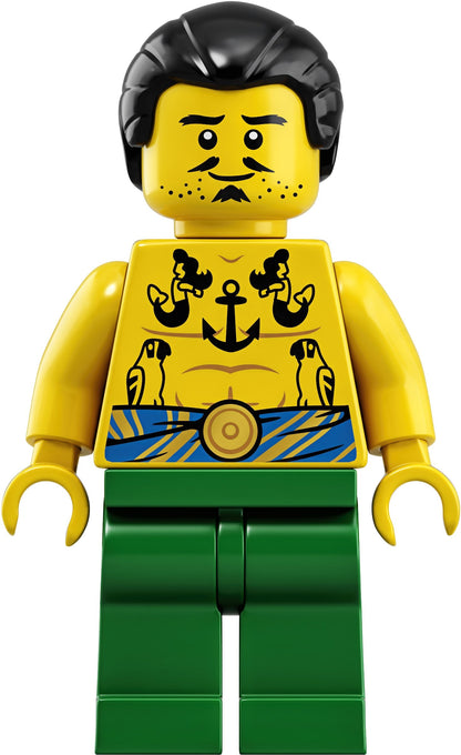 LEGO 21322 Pirates of Barracuda Bay Shipwreck Island Model