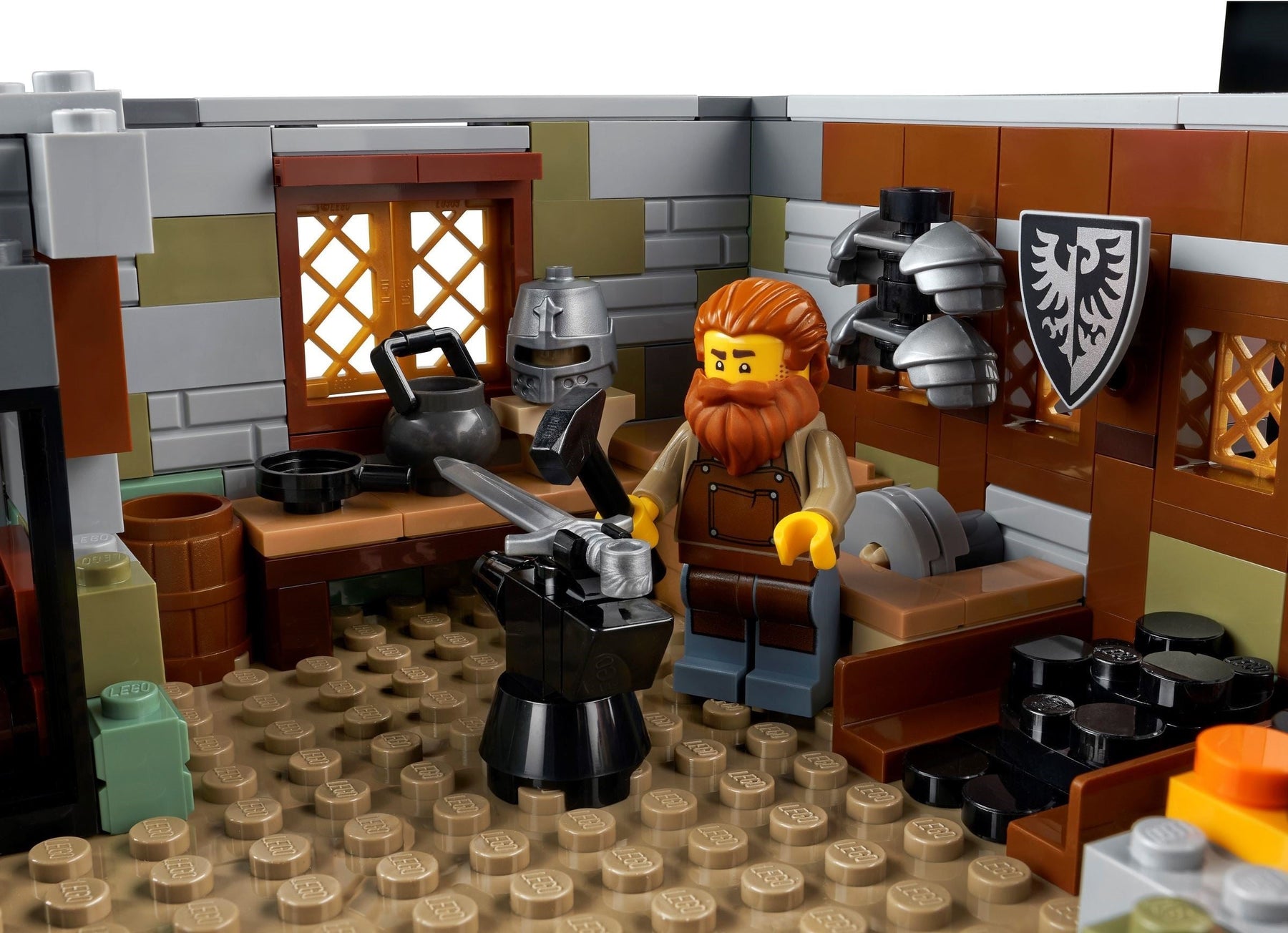 LEGO 21325 Medieval Blacksmith Set: Build a 3-Level Smithy - SuperSaverAU - view 7