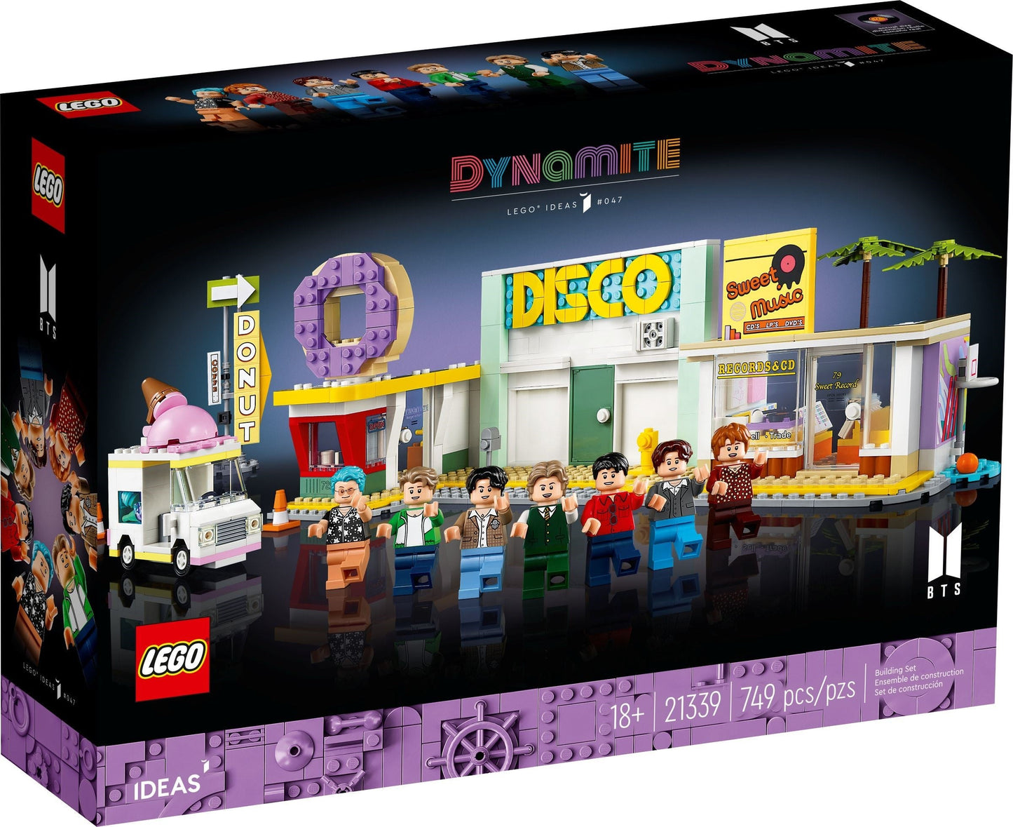 LEGO IDEAS Series 21339 BTS Dynamite- Auzzi Store