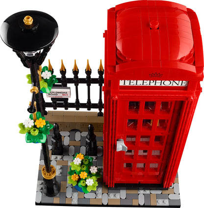 LEGO IDEAS Series 21347 Red London Telephone Box- Auzzi Store