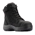 Bata Industrials Women's Luna Zip Side Safety Boot Steel Cap Black US Size 6