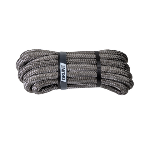 Grunt Kinetic Nylon Recovery Rope 8000kg 19mm x 9m - Durable & Lightweight - SuperSaverAU - view 1
