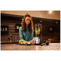 Braun PowerBlend 7 jug blender - 1400W, 2L glass jug, nine food programs - JB7550BK