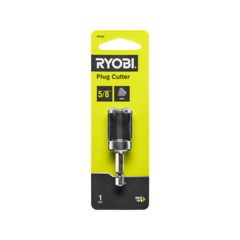 Ryobi Plug Cutter - ⅝” Steel - Black - Precise Cuts for Woodworking - SuperSaverAU - view 1