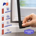 Permastik Magnetic Insect Screen Kit - 1.2m x 1m - Black - UV Resistant - SuperSaverAU - view 4