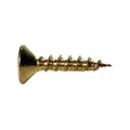 Zenith Hinge Long Thread Screws - 6g x 16mm - Brass Plated - 40 Pack - SuperSaverAU - view 1