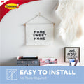 Command Medium Clear Adhesive Crystal Hooks - 2 Pack 900g Damage-Free