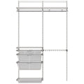 Elfa Advanced 1253mm Wardrobe Pack - White E-Poxy Bonded Steel - 10 Year Warranty - 11993
