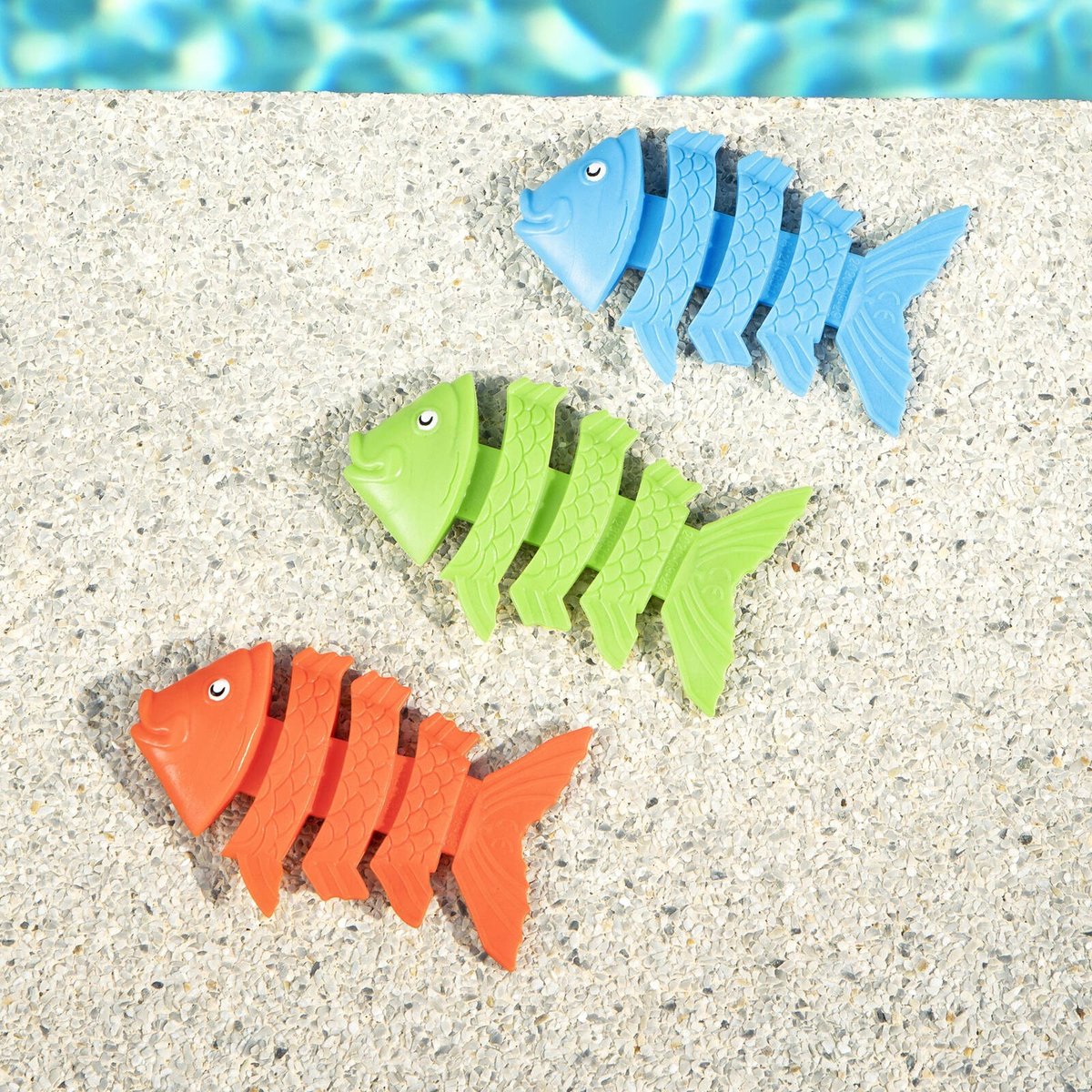 Bestway Squiggle Wiggle Fish Dive Toys - 3 Pack - 200mm x 174mm - Fun & Skill Development - SuperSaverAU - view 2