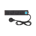 Hpm 4 Outlet Black General Purpose Surge Protected Powerboard - SuperSaverAU - view 1