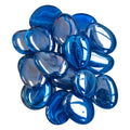 Tuscan Path 1kg 45-50mm Translucent Aztec Aqua Glass Decorative Pebbles