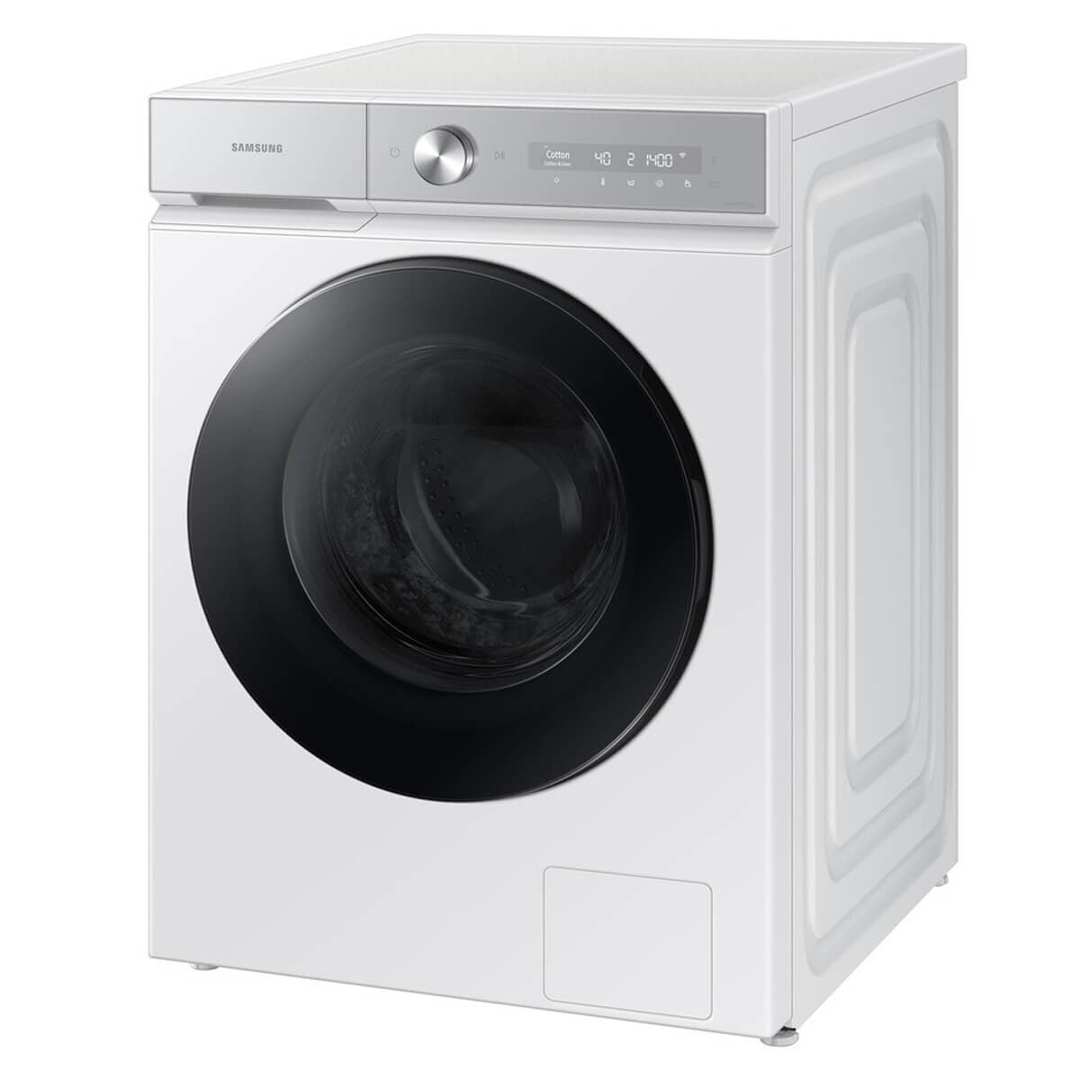 Samsung Bespoke AI 12kg Front Load Washing Machine - White, AI Wash, Auto Dispense - WW12BB94ADGH