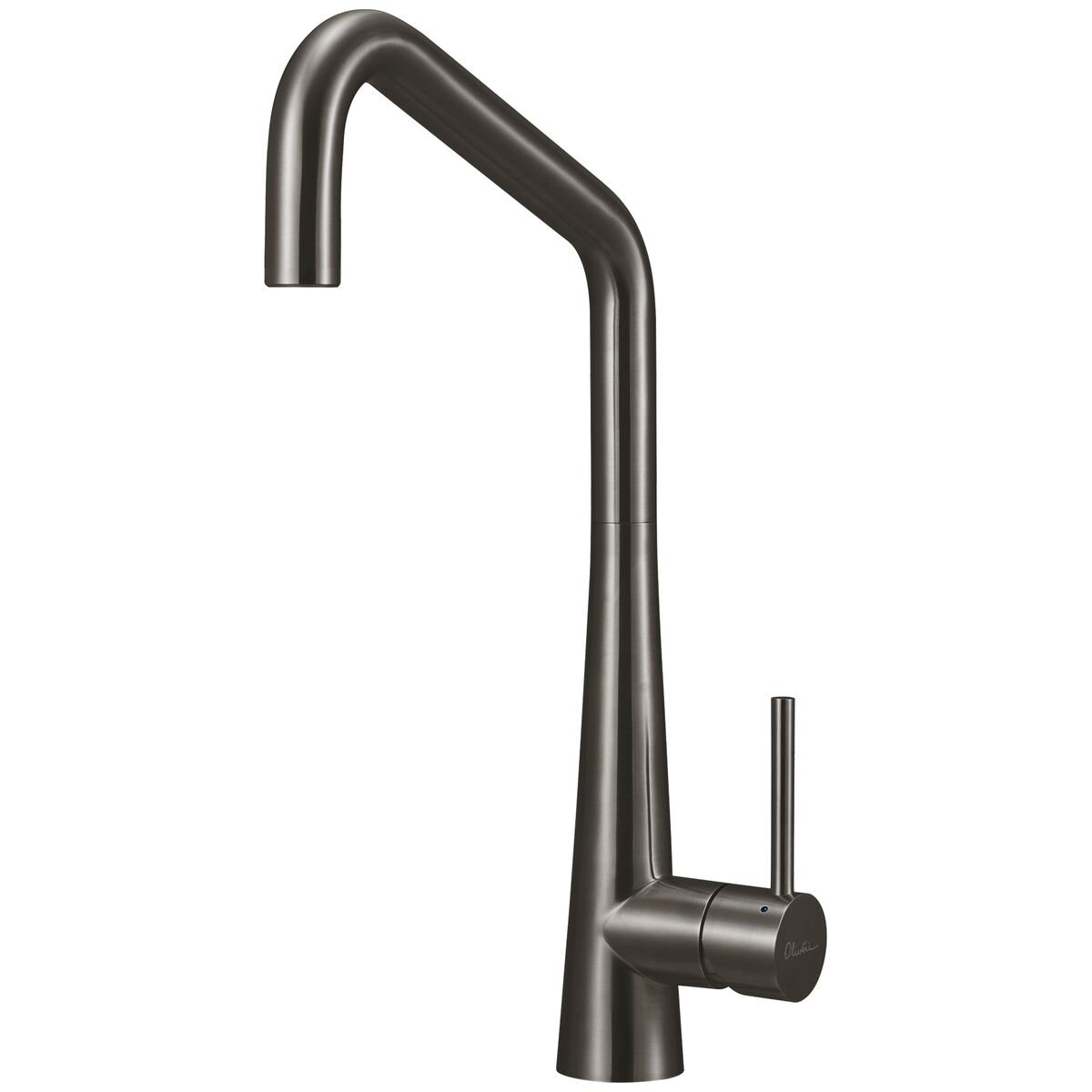 Oliveri Essente square gooseneck mixer tap - Gunmetal, 316 Stainless Steel, WELS 5 Star - SS31670-GM