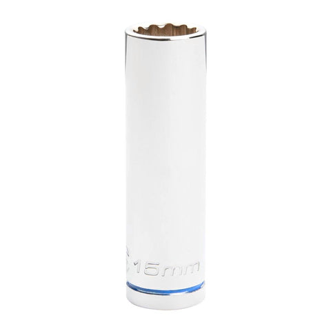 Kincrome 15mm Deep Socket - Chrome Vanadium Steel - Rust Resistant - SuperSaverAU - view 1