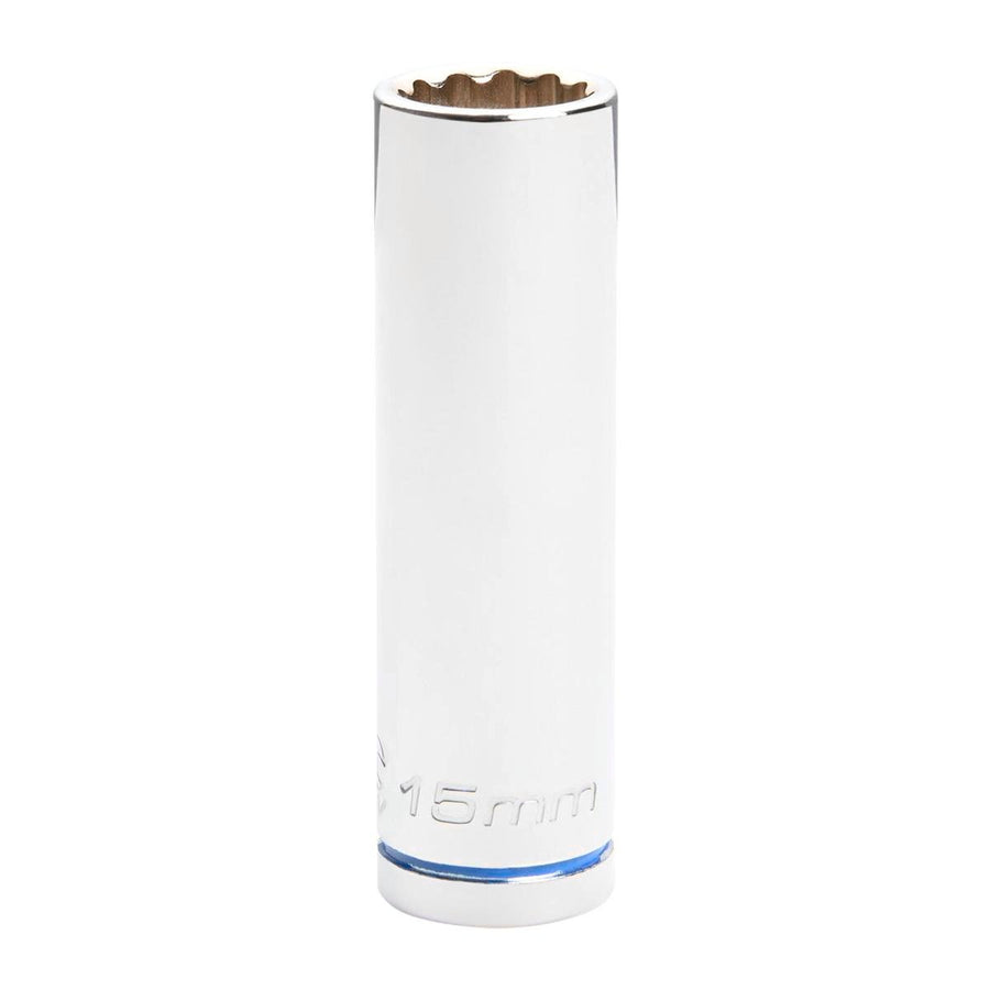 Kincrome 15mm Deep Socket - Chrome Vanadium Steel - Rust Resistant - SuperSaverAU - view 1