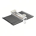 22 Arm Multifunctional Wardrobe Sliding Telescopic Hanger Space Saving Sturdy - Black