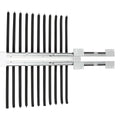 22 Arm Multifunctional Wardrobe Sliding Telescopic Hanger Space Saving Sturdy - Black - view 5