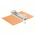 22 Arm Multifunctional Wardrobe Sliding Telescopic Hanger Space Saving Sturdy - Orange