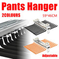 22 Arm Multifunctional Wardrobe Sliding Telescopic Hanger Space Saving Sturdy - Orange - view 2