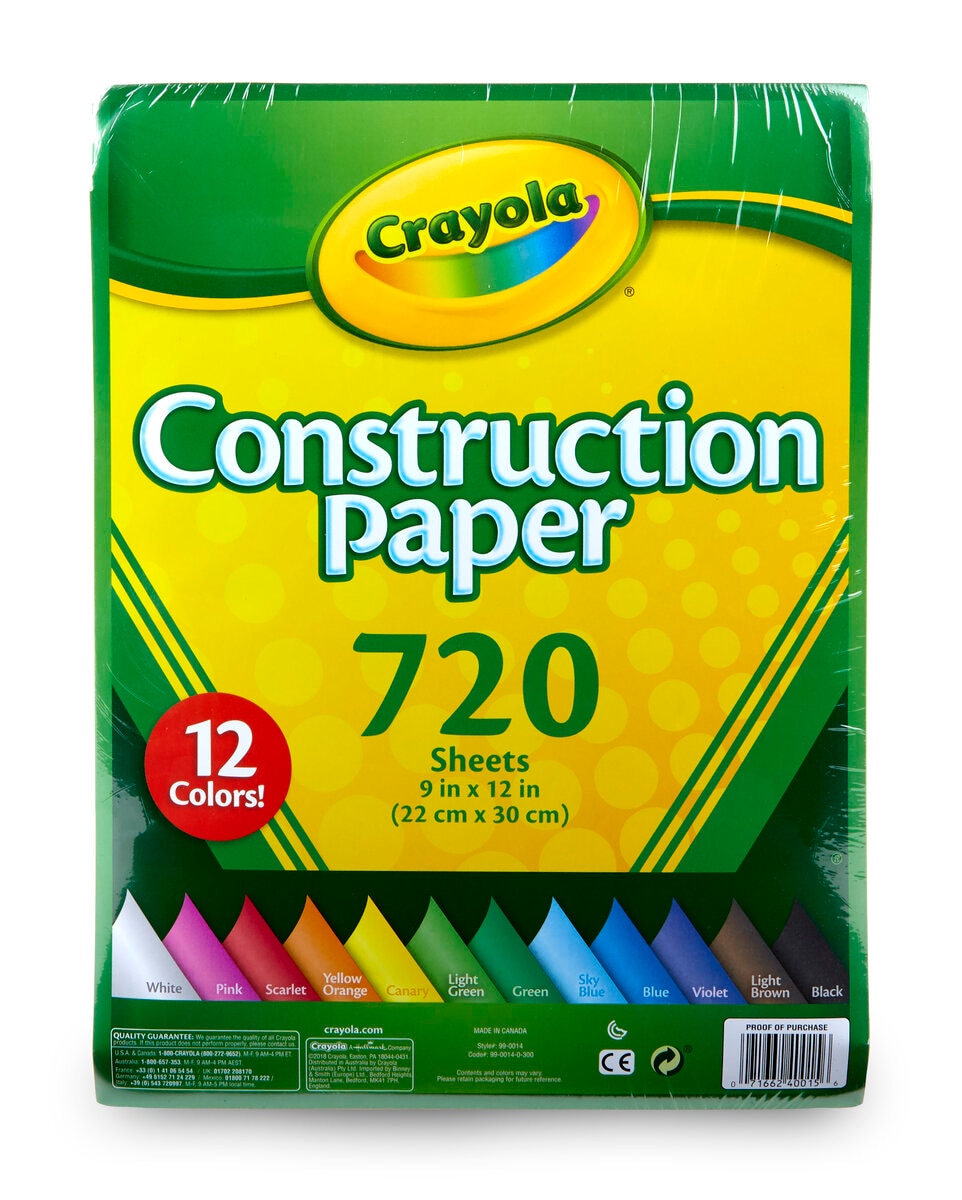 Crayola Construction Paper 2 x 720 Pack - SuperSaverAU - view 4