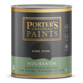Porter S Aquasatin Enamel Washable Paint 1L River Stone 110mm x 132mm - SuperSaverAU - view 1