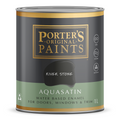 Porter's 1L River Stone Aquasatin Enamel Washable Paint for Doors & Trim