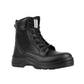 she wear Considers Womens Vegan Safety Work Boots Size 9 Black Microfibre Composite Toe Water Resistant
