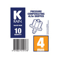 K Rain 4mm Pressure Compensating Dripper 10 Pack - 4L/hr - Black - SuperSaverAU - view 3